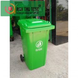 Thùng rác nhựa 240L có bánh xe