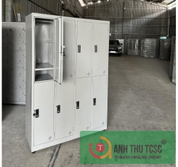 Tủ locker 8C4K tám cánh bốn khoang