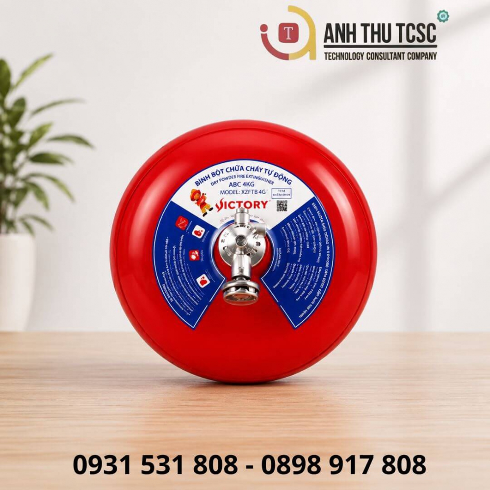 Bình chữa cháy Victory tự động - bột ABC 6kg