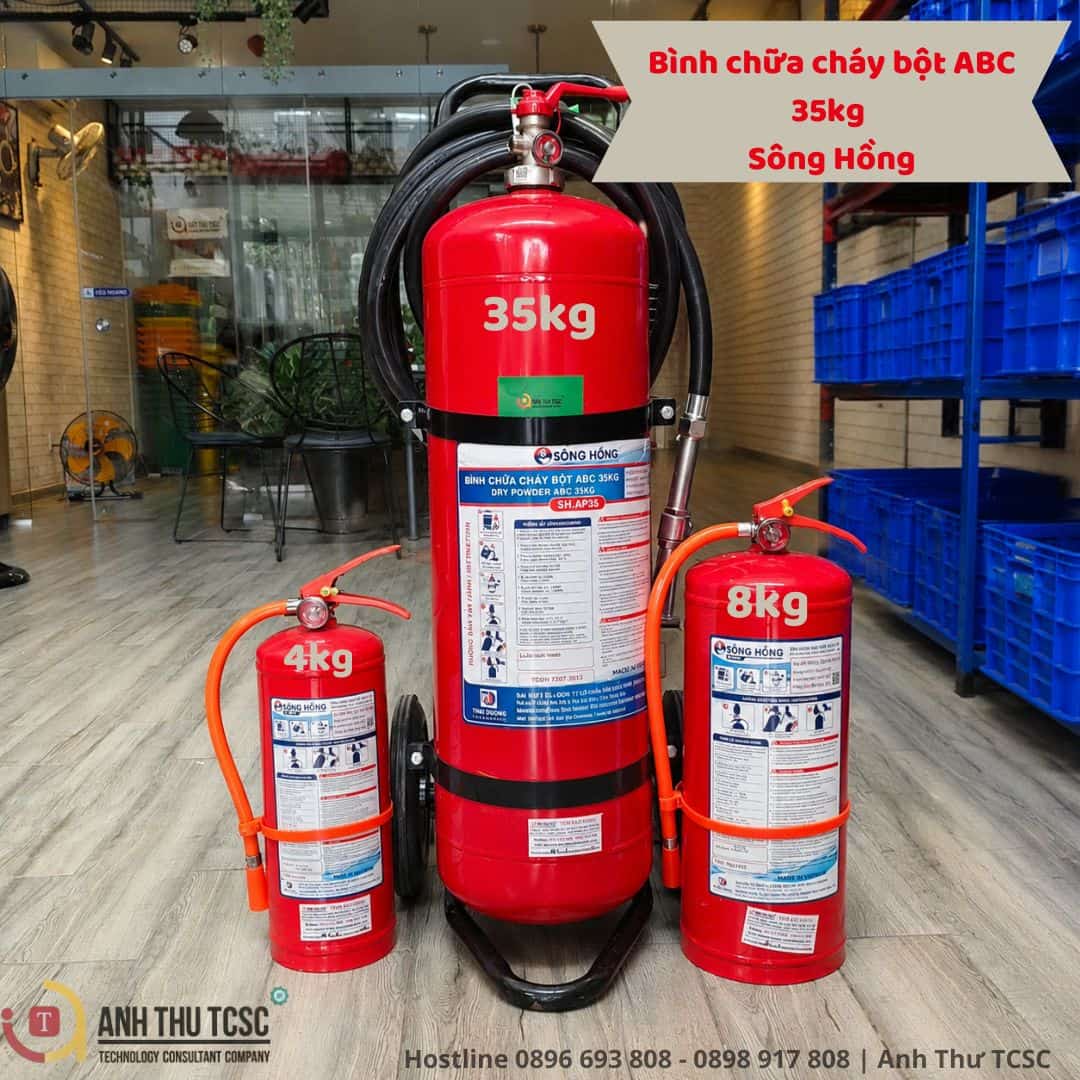 binh chua chay song hong bot abc 35kg xe day